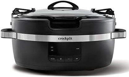 Crock-Pot Thermoshield 6 Quart Slow Cooker with Carry Handles (S295P)