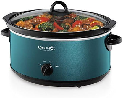 Crock-Pot 7 Quart Manual Slow Cooker – Turquoise (S2QVL)