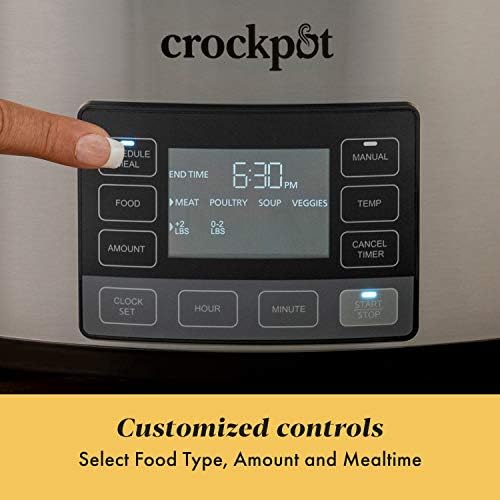Crock-Pot MyTime 6 Quart Programmable Slow Cooker (S2LA7)