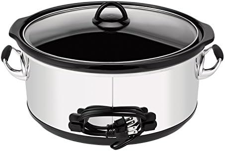 Crock-Pot 7 Quart Programmable Slow Cooker – Polished Platinum (S2LR5)