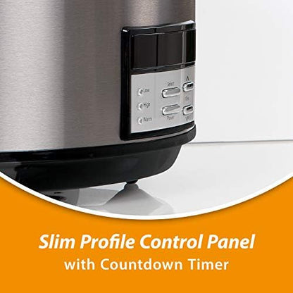 Crock-Pot 8 Quart Programmable Slow Cooker with Auto Warm (S2MDW)