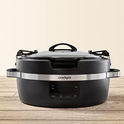 Crock-Pot Thermoshield 6 Quart Slow Cooker with Carry Handles (S295P)