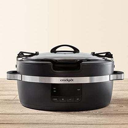 Crock-Pot Thermoshield 6 Quart Slow Cooker with Carry Handles (S295P)