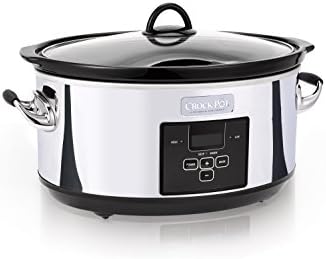 Crock-Pot 7 Quart Programmable Slow Cooker – Polished Platinum (S2LR5)