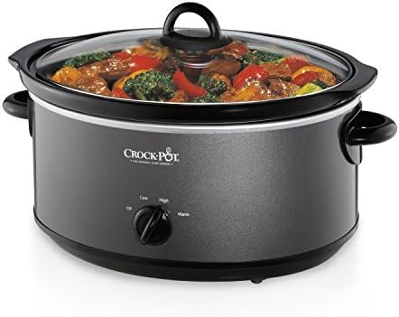 Crock-Pot 7 Quart Slow Cooker – Charcoal (S2LDM)