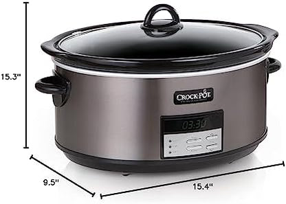 Crock-Pot 8 Quart Programmable Slow Cooker with Auto Warm (S2MDW)