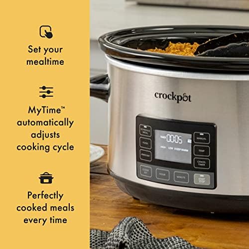 Crock-Pot 7 Quart Portable Programmable Slow Cooker with Timer (S2325)