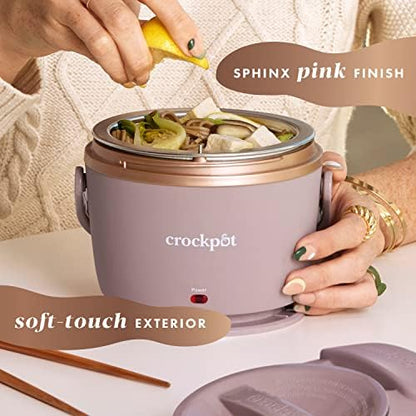 Crock-Pot Electric Lunch Box Food Warmer 20oz – Blush Pink (S25MP)