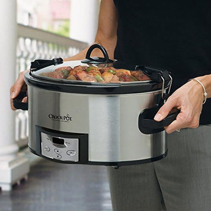 Crock-Pot Cook & Carry 6 Quart Programmable Slow Cooker (S22KZ)