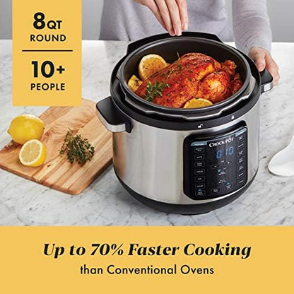 Crock-Pot 8 Quart Express Crock Multi-Use Pressure Cooker (S2C2U)