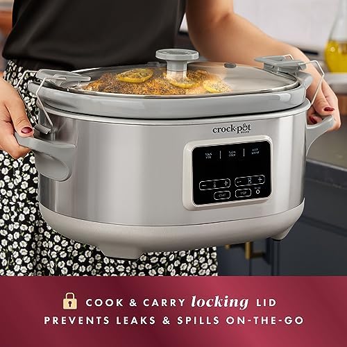 Crock-Pot 7 Quart Programmable Cook & Carry Slow Cooker (S2RA5)