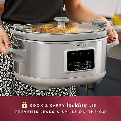 Crock-Pot 7 Quart Programmable Cook & Carry Slow Cooker (S2JJ3)