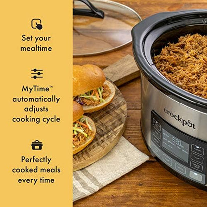 Crock-Pot MyTime 6 Quart Programmable Slow Cooker (S2LA7)