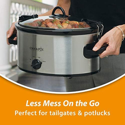Crock-Pot Cook & Carry 6 Quart Portable Slow Cooker (S2D5L)