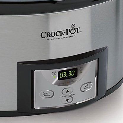 Crock-Pot Cook & Carry 6 Quart Programmable Slow Cooker (S22KZ)