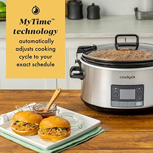 Crock-Pot 7 Quart Portable Programmable Slow Cooker with Timer (S2325)