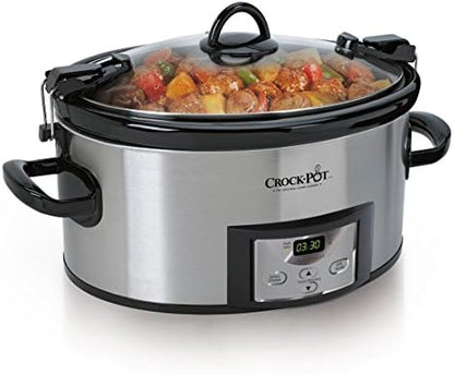 Crock-Pot Cook & Carry 6 Quart Programmable Slow Cooker (S22KZ)