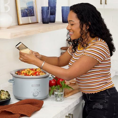 Crock-Pot 4.5 Quart Manual Slow Cooker – Macaroon Blue (S27XS)