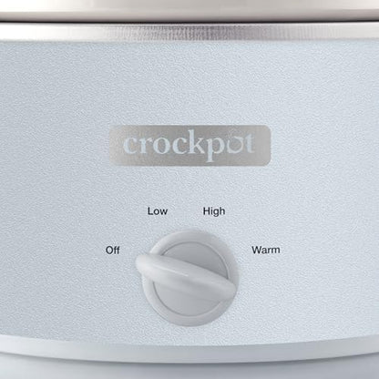 Crock-Pot 4.5 Quart Manual Slow Cooker – Macaroon Blue (S27XS)