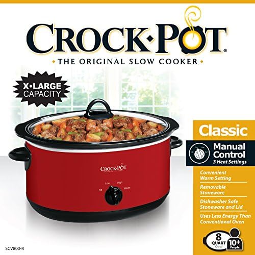 Crock-Pot Express Crock 8 Quart Programmable Slow Cooker (S2DGE)