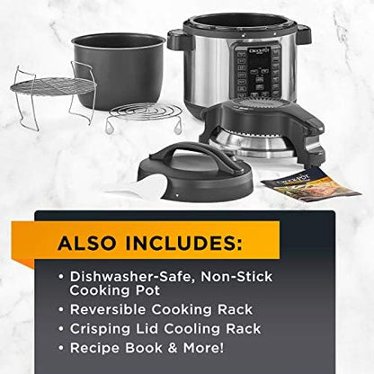 Crock-Pot Express Crisp 8 Quart 10-in-1 Pressure Cooker (S25RZ)