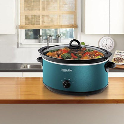 Crock-Pot 7 Quart Manual Slow Cooker – Turquoise (S2QVL)