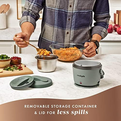 Crock-Pot Portable Electric Lunch Box Food Warmer – Green (S2B3B)