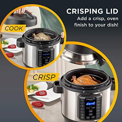 Crock-Pot Express Crisp 8 Quart 10-in-1 Pressure Cooker (S25RZ)