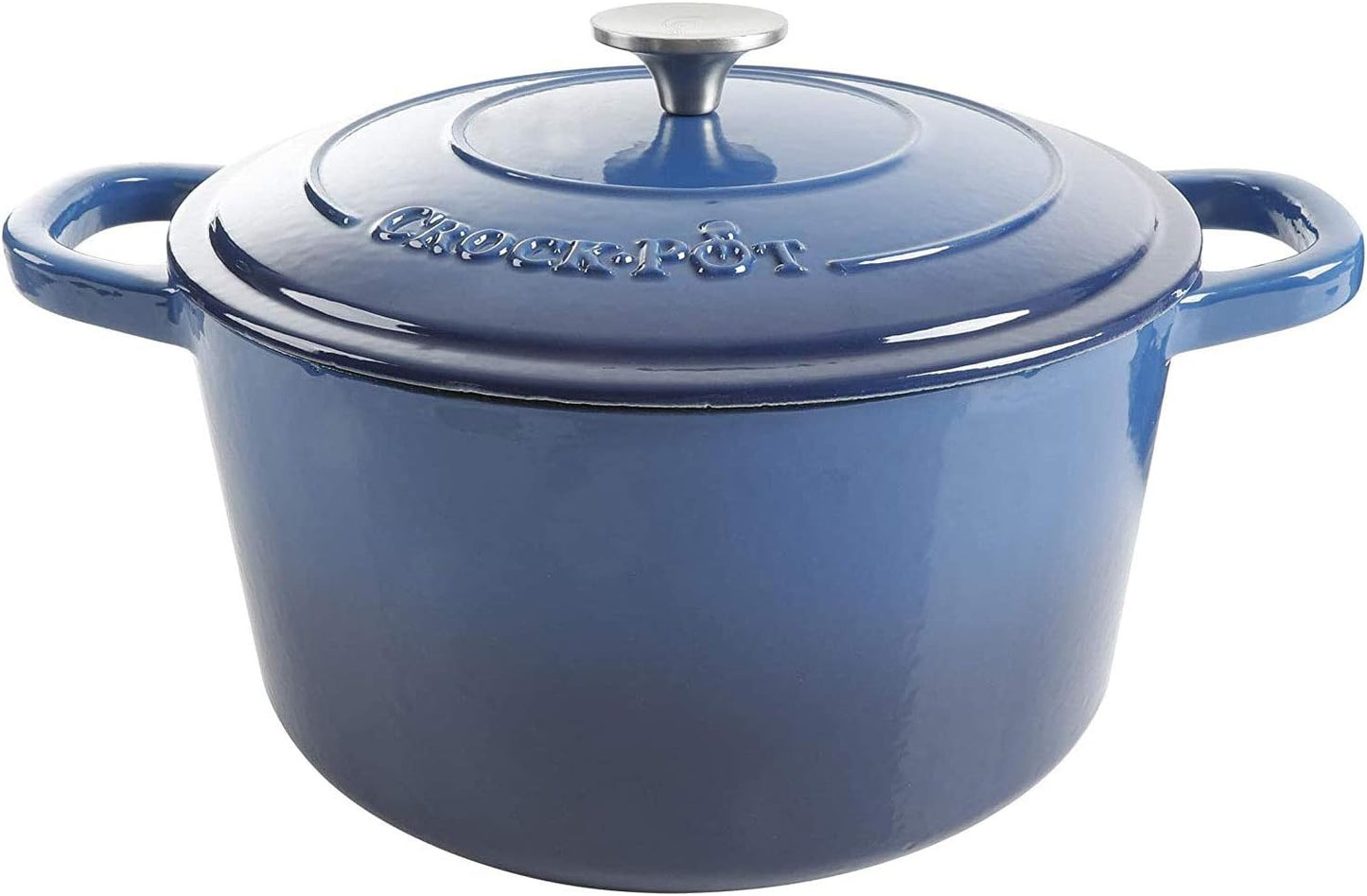 Crock-Pot 3 Quart Enameled Cast Iron Dutch Oven – Aqua (S282V)