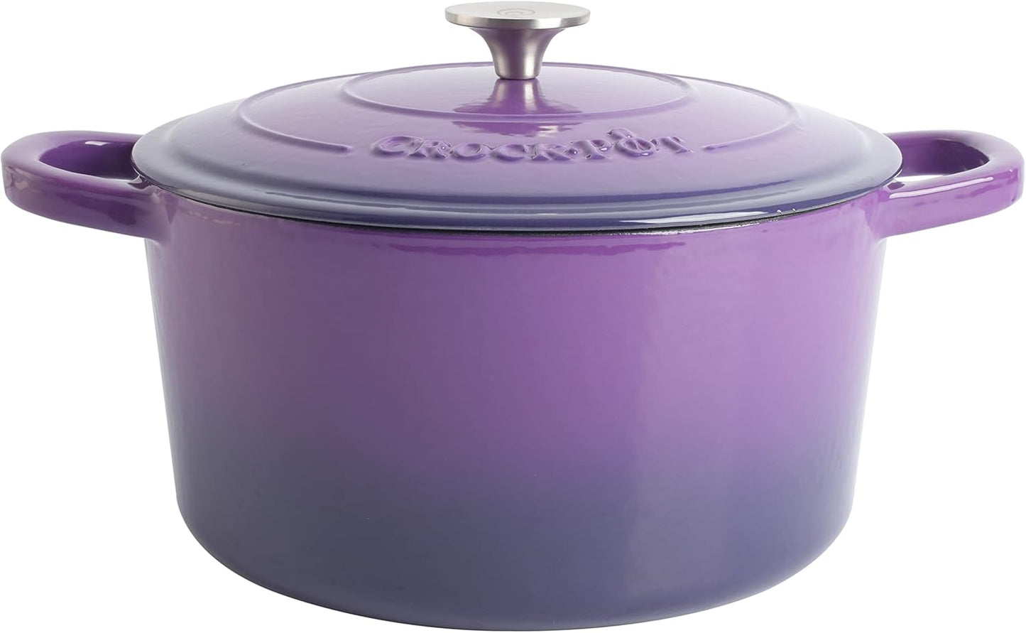 Crock-Pot 3 Quart Enameled Cast Iron Dutch Oven – Aqua (S282V)