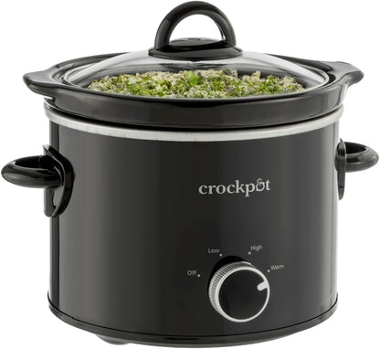 Crock-Pot 2 Quart Mini Slow Cooker – Classic Compact Cooker (S2BQU)