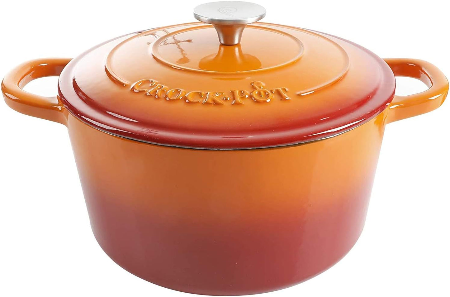 Crock-Pot 3 Quart Enameled Cast Iron Dutch Oven – Aqua (S282V)