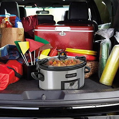Crock-Pot Cook & Carry 6 Quart Programmable Slow Cooker (S22KZ)