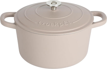 Crock-Pot 3 Quart Enameled Cast Iron Dutch Oven – Aqua (S282V)
