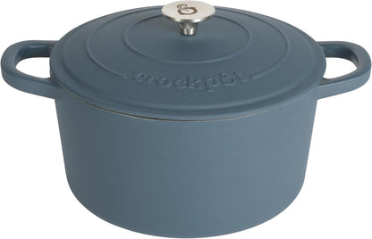 Crock-Pot 3 Quart Enameled Cast Iron Dutch Oven – Aqua (S282V)