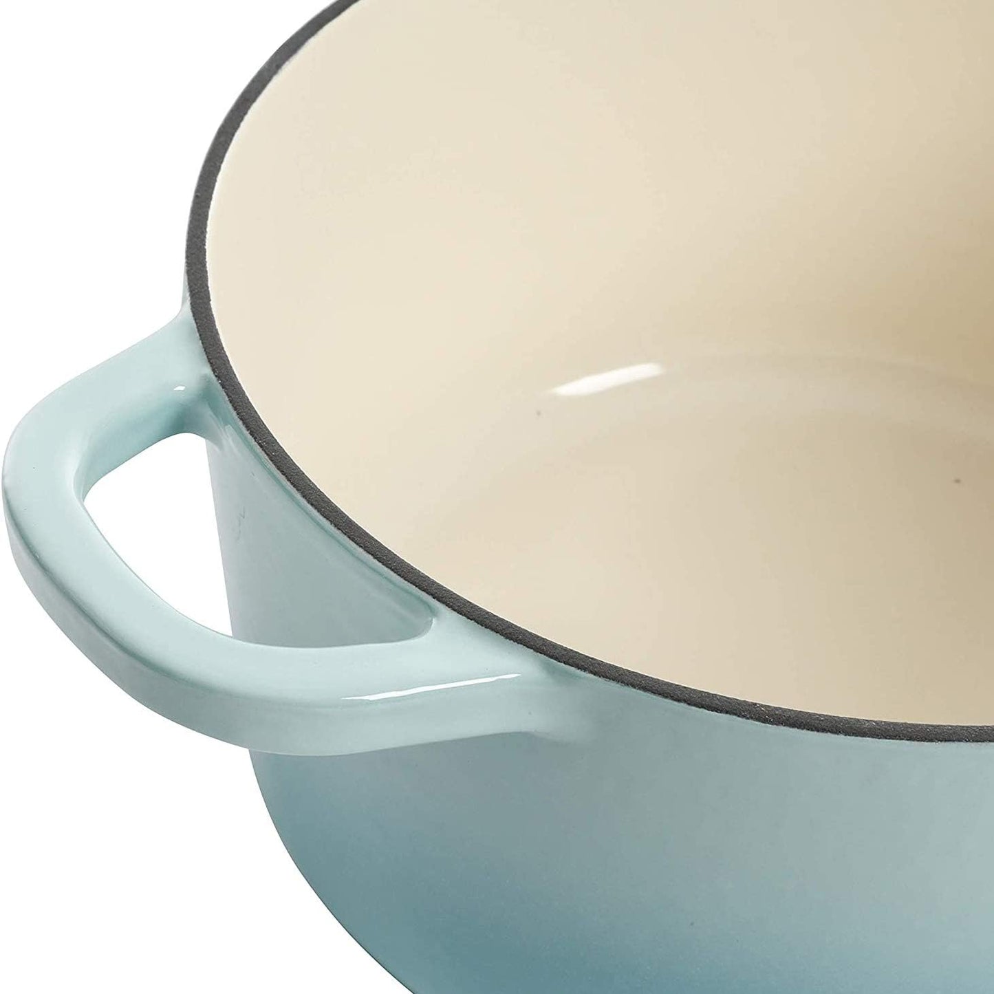 Crock-Pot 3 Quart Enameled Cast Iron Dutch Oven – Aqua (S282V)