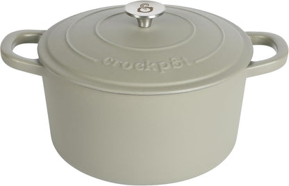 Crock-Pot 3 Quart Enameled Cast Iron Dutch Oven – Aqua (S282V)