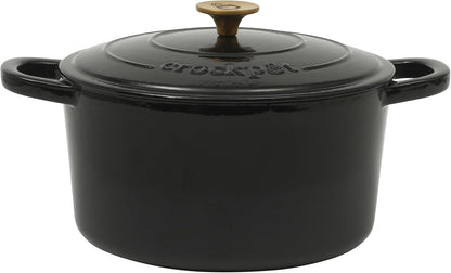 Crock-Pot 3 Quart Enameled Cast Iron Dutch Oven – Aqua (S282V)