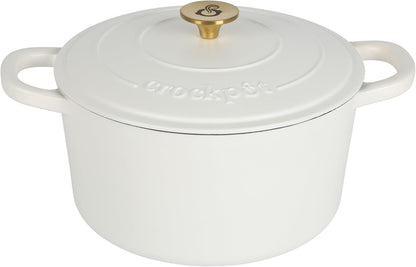 Crock-Pot 3 Quart Enameled Cast Iron Dutch Oven – Aqua (S282V)