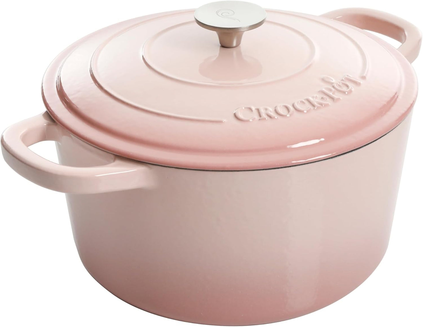Crock-Pot 3 Quart Enameled Cast Iron Dutch Oven – Aqua (S282V)