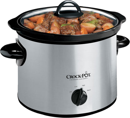 Crock-Pot 2 Quart Mini Slow Cooker – Classic Compact Cooker (S2BQU)